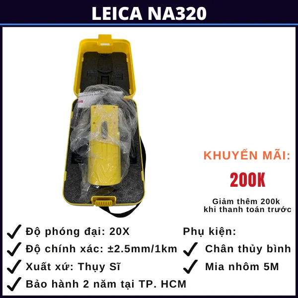 Máy thủy bình Leica na320 tại hà nội may-thuy-binh-leica-na320-ha-noi