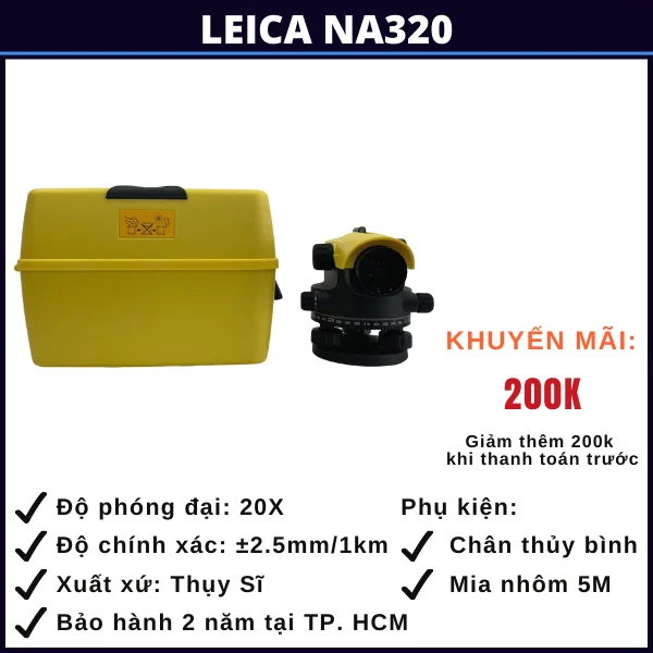 Máy thủy bình Leica na320 tại hồ chí minh may-thuy-binh-leica-na320-ho-chi-minh