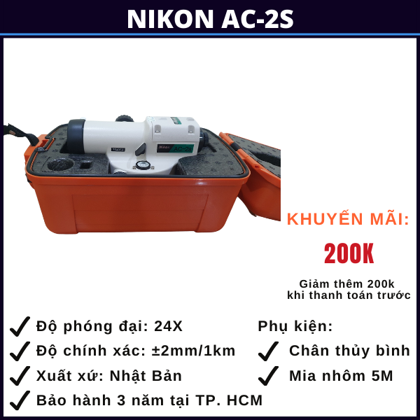 máy thủy bình nikon ac-2s hải phòng may-thuy-binh-nikon-ac-2s-hai-phong