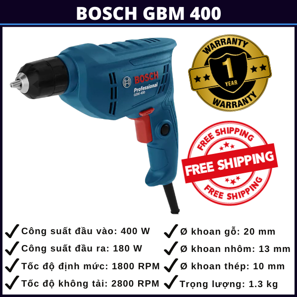 máy khoan bosch gbm 400 may-khoan-bosch-gbm-400